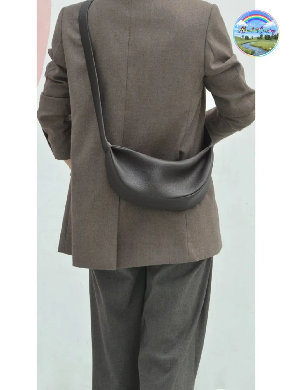 Genuine Leather Sling Bags Crossbody Women Hobo